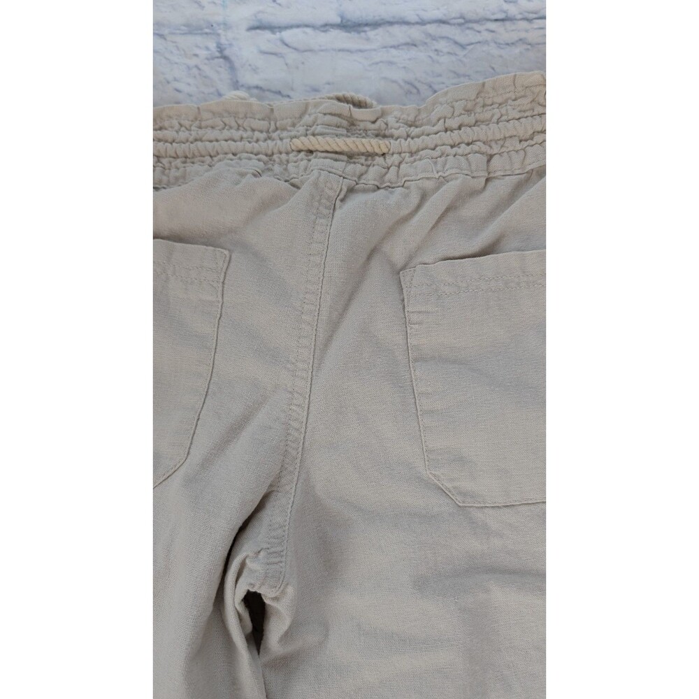 Roxy Boardriders Womens Linen Drawsting Pants with Pockets Size Xl Beach Pants - Picture 8 of 8